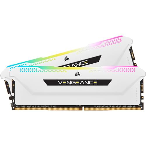 Corsair DDR4-3600MHz デスクトップPC用 メモリ VENGANCE RGB PRO SLシリーズ 32GB [16GB×2枚] CMH32GX4M2D3600C18W