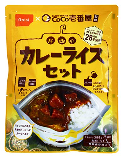尾西食品 CoCo壱番屋監修カレーライスセット うるち米 (非常食・保存食) 260グラム (x 15)の通販は 8,966円