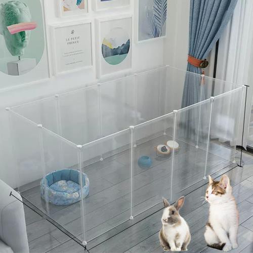 Puhang ペットフェンス 子犬 サークル ケージ ペットゲート 柵 猫脱走防止フェンス ペットサークル ペット フェンス ゲート 犬小屋 ベビーゲート 小型犬 猫 うさぎ 小動物 脱走防止 侵入防止 バリアゲート ベビーフェンス 猫網 プレイサークル ペットケージ メッシュ ハイタイの通販は
