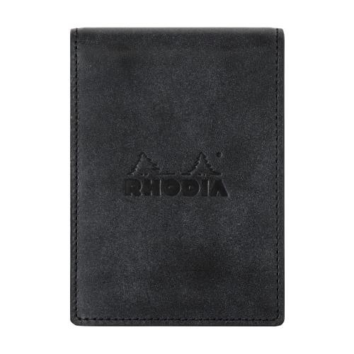 ロディア ミニ3穴システム手帳 RHODIA オーガナイザー(11×8cm リング径11mm 牛革) シック ブラック cf11ogz01-bkの通販は