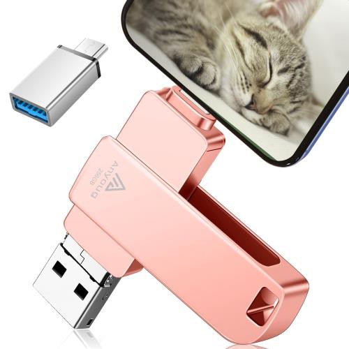 専用アプリ必要なし256GB usbメモリ OTG高速４in1 Phone usbメモリー フラッシュドライブ アイフォン用メモリ IOS Android PC 人気 USB 両面挿しスマホ USB メモリー USB Phone対応 フラッシュドライブ Android パソコン対応 アイフォン用 USBメモリ OTG Android USB Phone iPの通販は