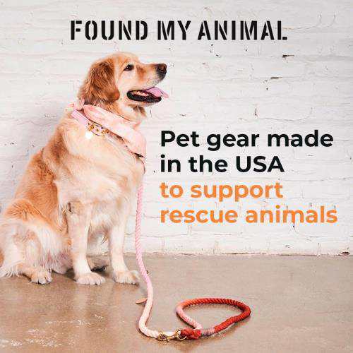 Found My Animal - インディゴオンブルコットンロープ犬用リード (小) - 高耐久犬用トレーニングリード - 調節可能な真鍮製のロック可能なカラビナ - 手作りの編み込み犬用リードロープ - 米国製の通販は