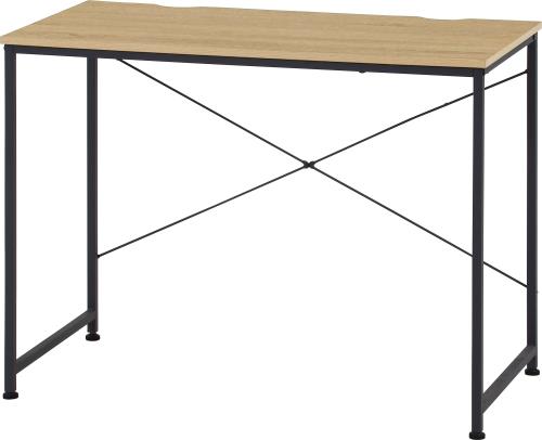 不二貿易 ワークデスク パソコンデスク 幅95×奥行48×高さ72cm ナチュラル コンパクト がたつき防止 シンプル ルカ 73609の通販は 7,312円