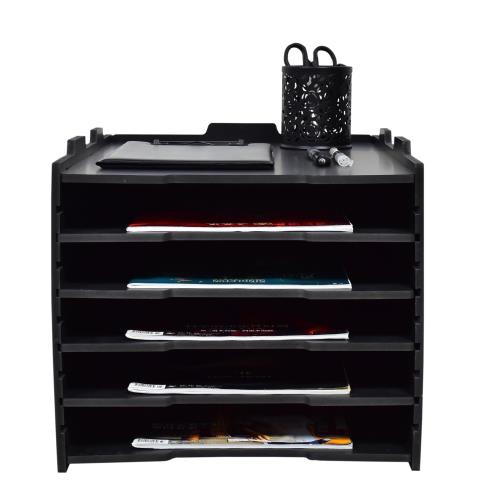 ikeem a3 収納ラック a3書類ケース キューブファイルトレー A3用紙整理棚 オープン 卓上書類トレー収納 おしゃれ デスク周り整理整頓 インテリア アイデア 机上 机の上の通販は