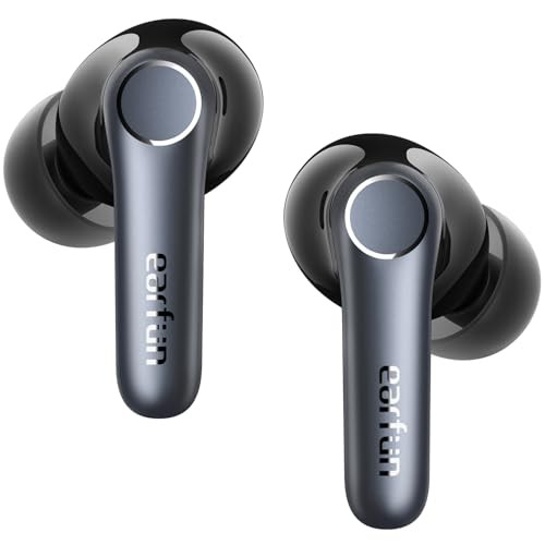 VGP 2025 金賞EarFun Air Pro 4 ワイヤレスイヤホン Bluetooth 5.4/50dBアダプティブ式 ハイブリッドANC/最先端チップ「QCC3091」aptX Losslessに対応/ハイレゾ LDAC対の通販は