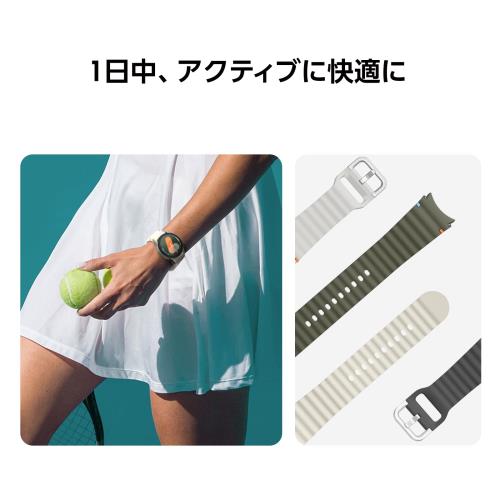Galaxy Watch7 Sport Band (S/M)|グリーン|Samsung純正 国内正規品|Galaxy Watch4/5/6/7対応|ET-SNL30SKEGJPの通販は