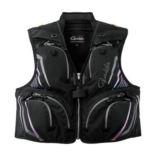 がまかつ(Gamakatsu) ハーフメッシュベスト GM2331 M・ブラック L