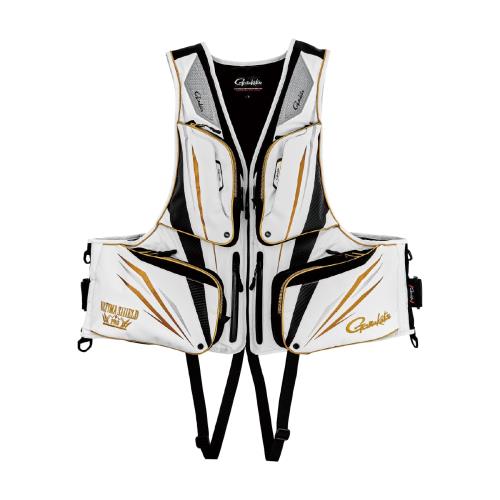 がまかつ(Gamakatsu) アルテマシールドプロ フローティングベスト ホワイト L GM6005