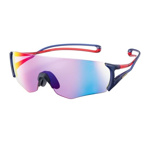 スワンズ スポーツ サングラス 日本製 ULTRA LENS ミラーレンズ E-NOX EIGHT8 G2 イーノックス エイト ランニング マラソン テニス ゴルフ EN8G2-3516 NAV/R 大人用 メンズ レディース