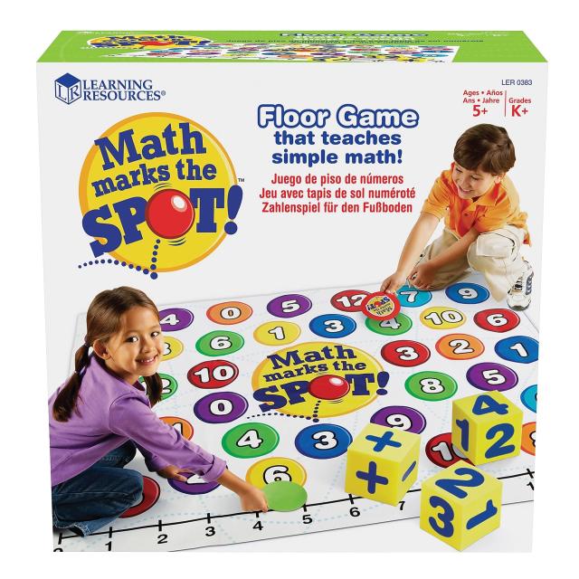 ラーニング リソーシーズ Math Marks the Spot(TM) Floor Game 算数マットゲーム LER 0383