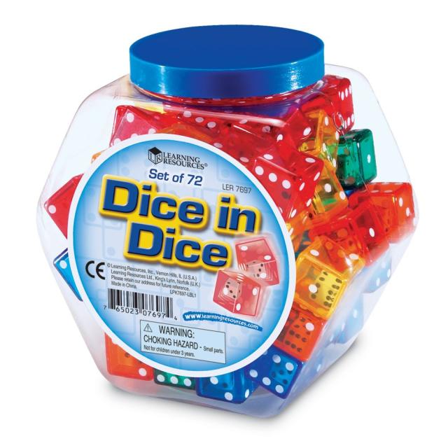 ラーニング リソーシーズ Dice in Dice サイコロ イン サイコロ LER 7697