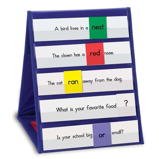 ラーニング リソーシーズ Double-sided Tabletop Pocket Chart 両面ポケットチャート 卓上型 LER 2523