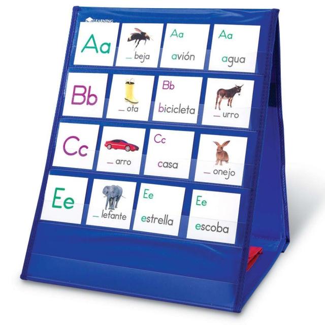 ラーニング リソーシーズ Double-sided Tabletop Pocket Chart 両面ポケットチャート 卓上型 LER 2523_2