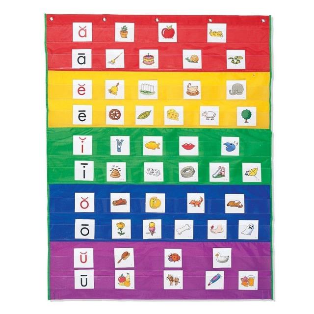 ラーニング リソーシーズ Rainbow(TM) Pocket Chart ポケットチャート レインボー LER 2197