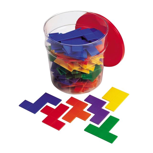ラーニング リソーシーズ Rainbow(TM) Premier Pentominoes 知恵の板 レインボーペントミノ LER 0286-6