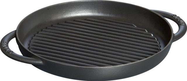 staub ストウブ ピュアグリル ブラック グリルパン 両手 鋳物 ホーロー IH対応 Grill Frying Pan 18,974円