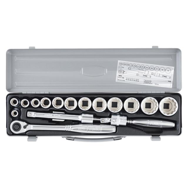 トネ TONE ソケットレンチセット 差込角12.7mm 1 2 内容17点