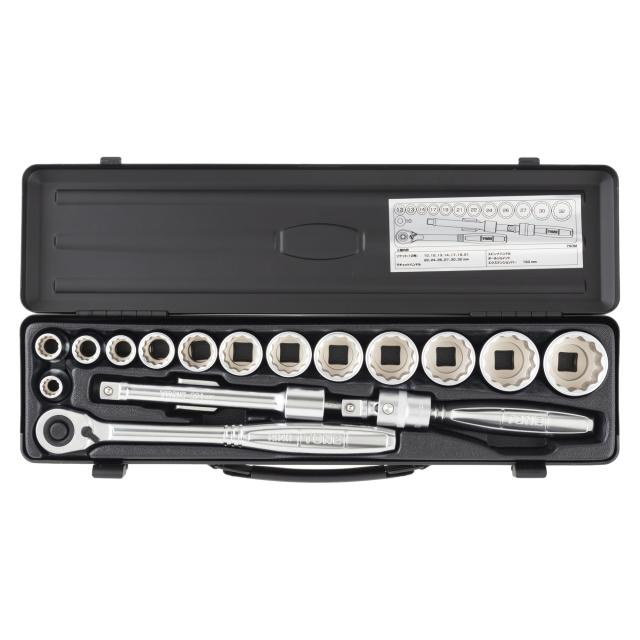 トネ TONE ソケットレンチセット 差込角12.7mm 1 2 内容17点_1