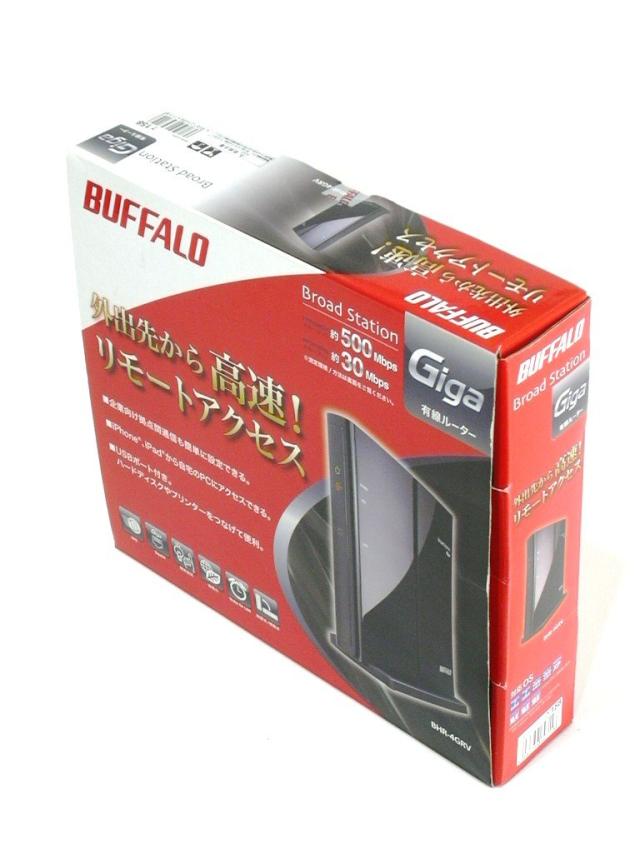 BUFFALO 有線ブロードバンドルーター リモートアクセスGiga対応 BHR-4GRV