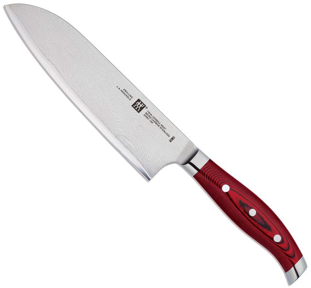 ZWILLING ツヴィリング 「 ツインセルマックス MD67 三徳包丁 180mm 日本製 」 ダマスカス 多層鋼 岐阜県関市製 30887-186