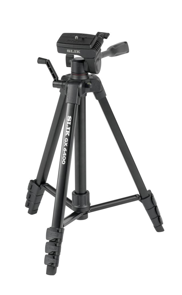 スリック SLIK アルミ三脚 G 4段伸縮タイプ 全高154cm レバーロック式 3ウェイ雲台 クイックシュー式 一眼レフ ミラーレス アクションカメラ ビデオカメラ対応