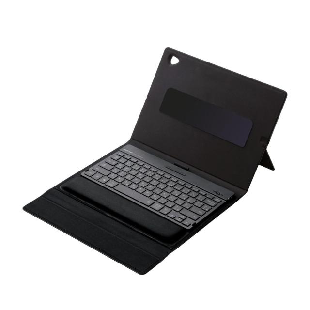 エレコム ワイヤレスキーボード Bluetooth ソフトレザーカバー型 マルチペアリング ブラック TK-CAP01IBK 7,605円