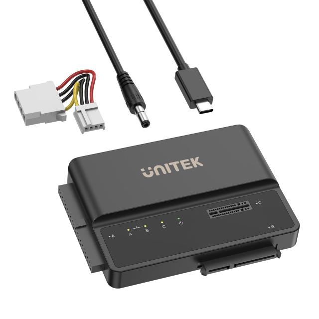Unitek USB3.2 Gen2 NVMe SATA IDE 3インチ1アダプター 2230-2280  2.5 3.5in相応う 外付SSD HDD取り替えっこ 携帯型 物の具不必要 多役立つこと 高速道路移らす