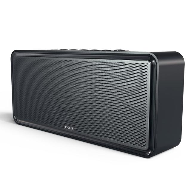 DOSS SoundBo L Bluetoothスピーカー 32W大音量 デュアルDSP技術搭載 ポータブル ブルートゥーススピーカー 12W重低音 ホームスピーカー