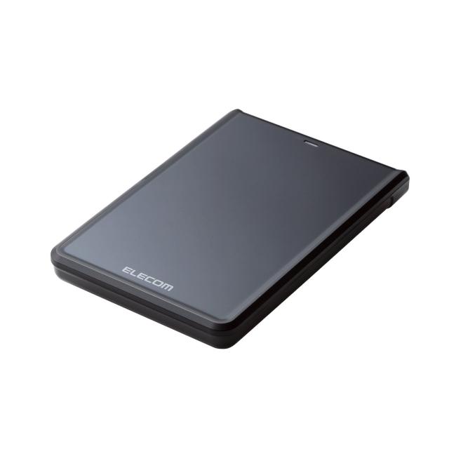 エレコム HDD ポータブルハードディスク USB3.0 テレビ録画対応 テレビ背面取付キット付属 ELP-EKT005UBK