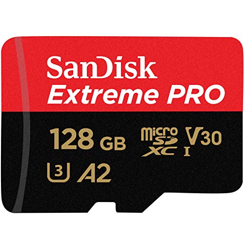 microSDXC 128GB SanDisk サンディスク Extreme PRO UHS-1 U3 V30 4K Ultra HD 対応 SDアダプター付 [並行輸入品]