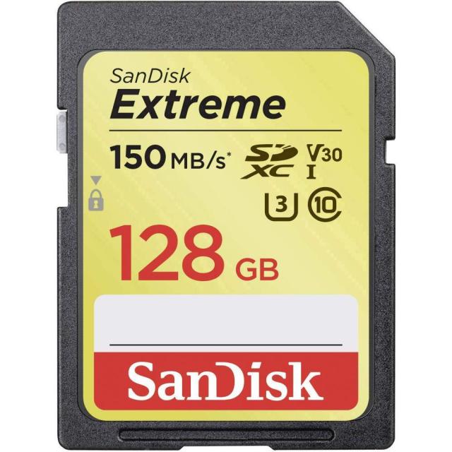 SanDisk 128GB Extreme UHS-I SDXC SDSDXV5-128G サンディスク 海外パッケージ品