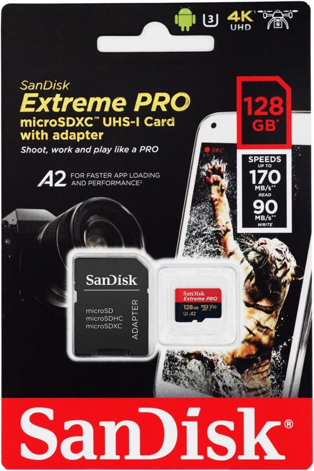 Highspirit microSDXC 128GB SanDisk サンディスク Extreme PRO UHS-1 U3 V30 4K Ultra HD A2対応 SDアダプター付 [並行輸入品]_1