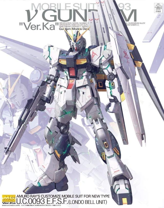 BANDAI SPIRITS(バンダイ スピリッツ) MG 機動戦士ガンダム 逆襲のシャア RX-93 vガンダム Ver.Ka 1/100スケール 色分け済みプラモデル_3