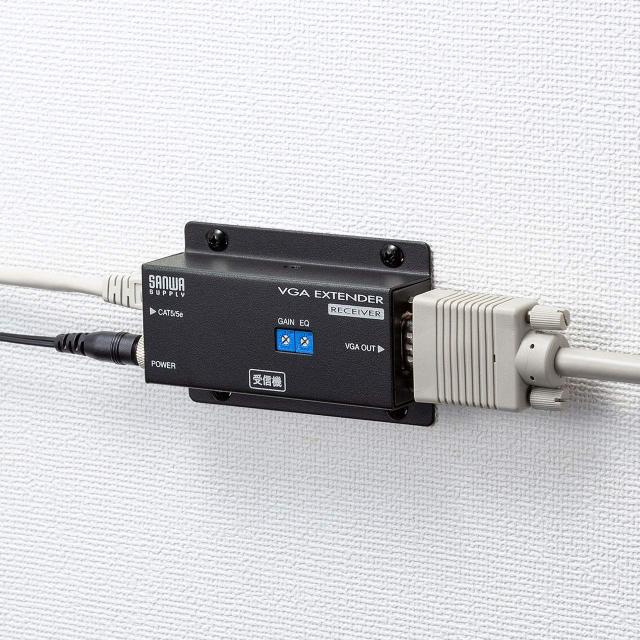 サンワサプライ ディスプレイエクステンダー(セットモデル) VGA 