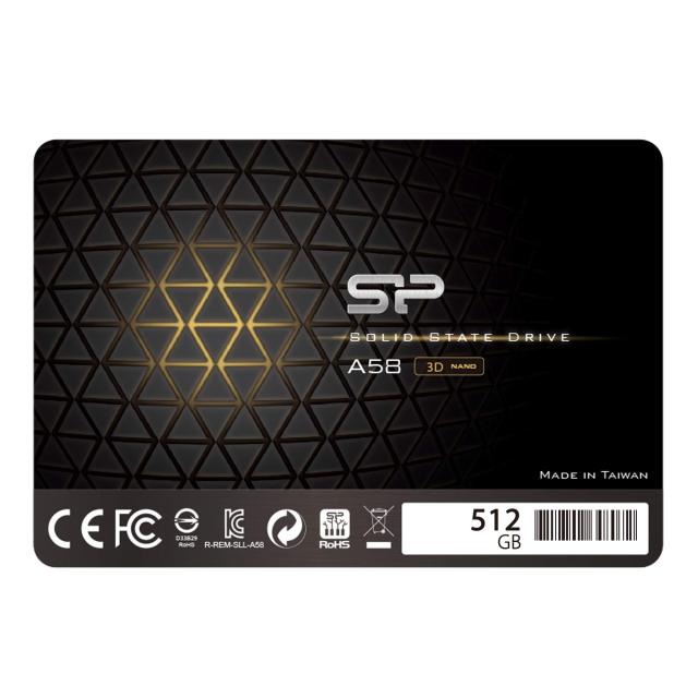 シリコンパワー SSD 3D NAND A58 SLCキャッシュパフォーマンスブーストSATA III 7mm