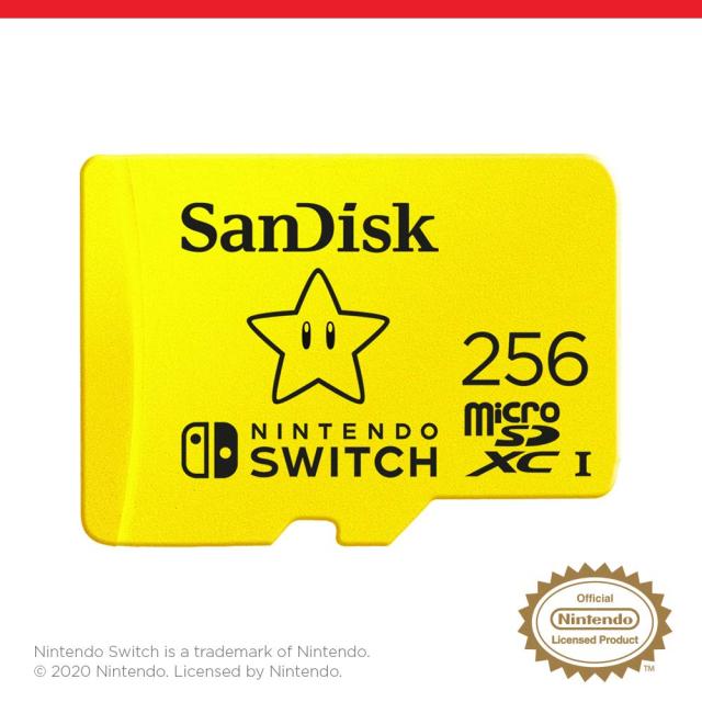 Sandisk SDSQXAO-256G-GN3ZN memory card 256 GB MicroSDXC Nintendoの正式ライセンス 海外パッケージ品_1