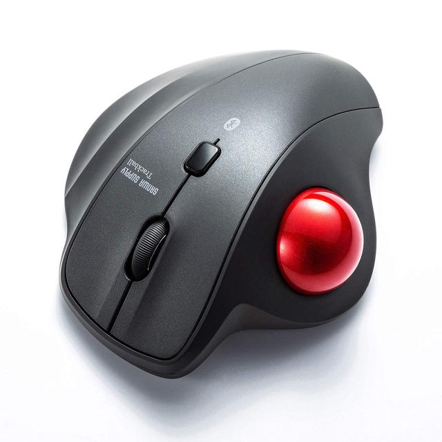 サンワサプライ Sanwa Supply 有線トラックボール 静音 光学式 MA-TB128BK