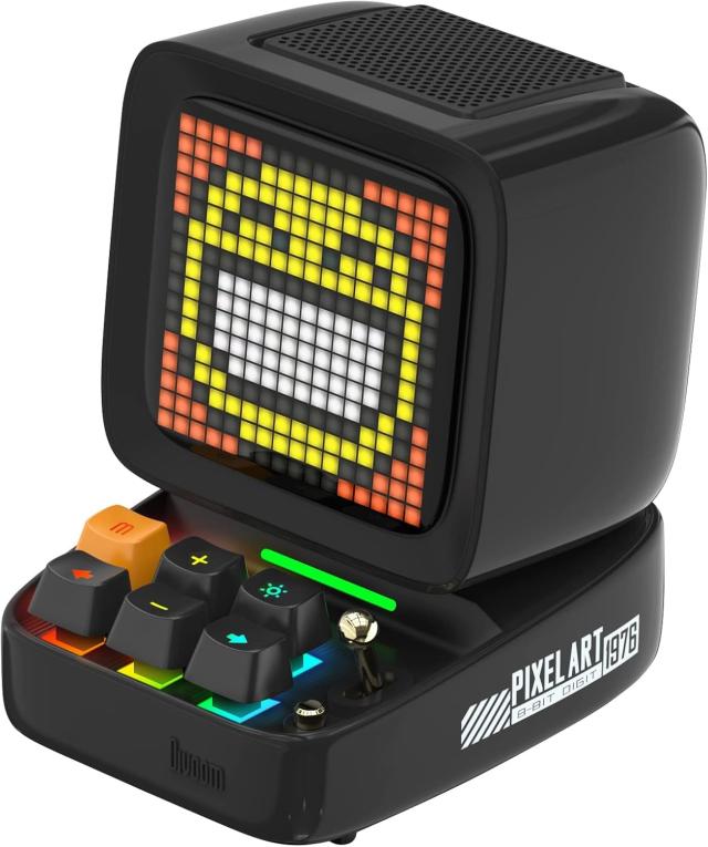 Divoom Ditoo-Pro 好いたらしい金棒引き Bluetooth マイコン相応う 15W 一元管理された低音部 RGB青軸鍵盤 Pi el art 点点絵カスタマイズ 専用適用業務 最高限度12第四次元生まれ変わり