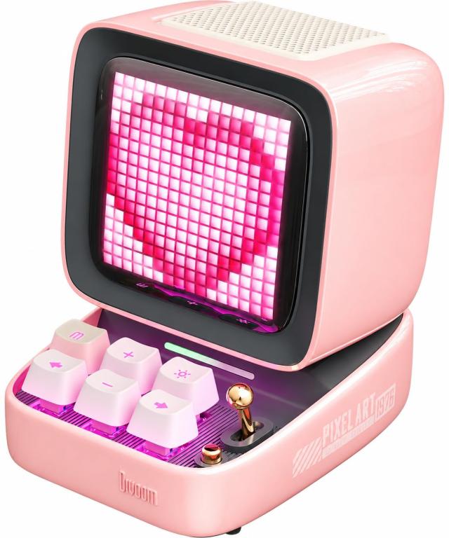 Divoom Ditoo-Pro 好いたらしい金棒引き Bluetooth マイコン相応う 15W 一元管理された低音部 RGB青軸鍵盤 Pi el art 点点絵カスタマイズ 専用適用業務 最高限度12第四次元生まれ変わり