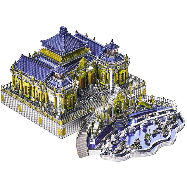 Piececool ピースクール 立体パズル 建物 メタリックナノパズル 3dメタルパズル 金属製模型 組み立てキット 接着剤不要 難易度5つ星 中級者 大人向け 飾り 置物_2