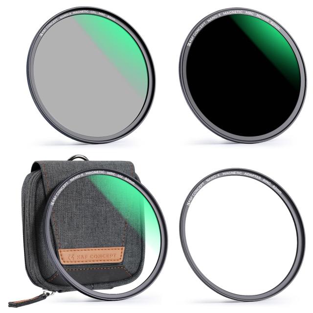 KF CONCEPT 52mm マグネット式フィルターセット ND1000 CPL UV フィルター 7,980円