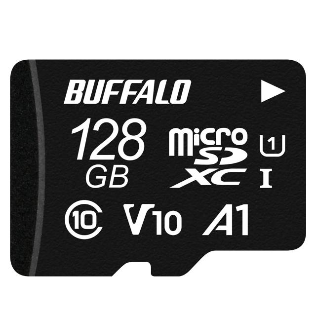 バッファロー microSD 100MB s UHS-1 U1 C  Nintendo Switch 対応  V10 A1 IP 7 Full HD N