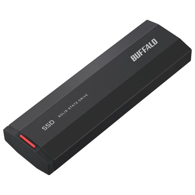 バッファロー SSD 外付け USB 3.2 Gen 2 2000MB 秒 Type-C Type-A 耐衝撃 防水 防塵 小型 コンパクト ポータブル 軽量