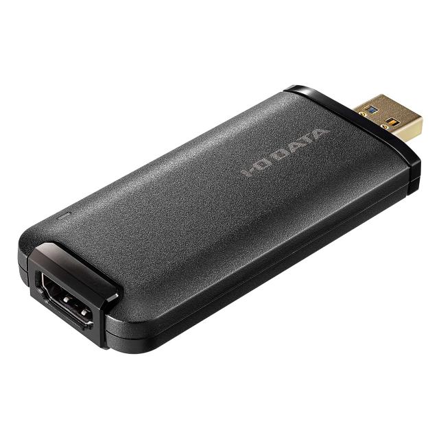 アイ オー データ IODATA USB HDMI変換アダプター 4K 一眼カメラ ビデオカメラ 配信 UVC対応 キャプチャー Windows Mac対応 日本メーカー GV-HUVC 4KV