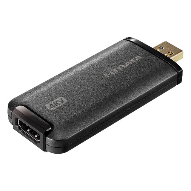 アイ オー データ IODATA USB HDMI変換アダプター 4K 一眼カメラ ビデオカメラ 配信 UVC対応 キャプチャー Windows Mac対応 日本メーカー GV-HUVC 4KV_1