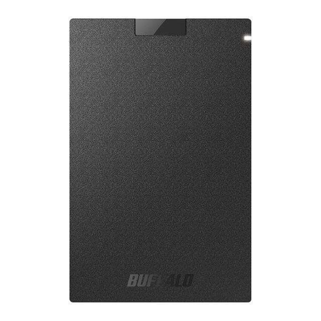 バッファロー SSD 外付け USB3.2Gen1 ポータブル コンパクト PS5 PS4対応 メーカー動作確認済 ブラック N