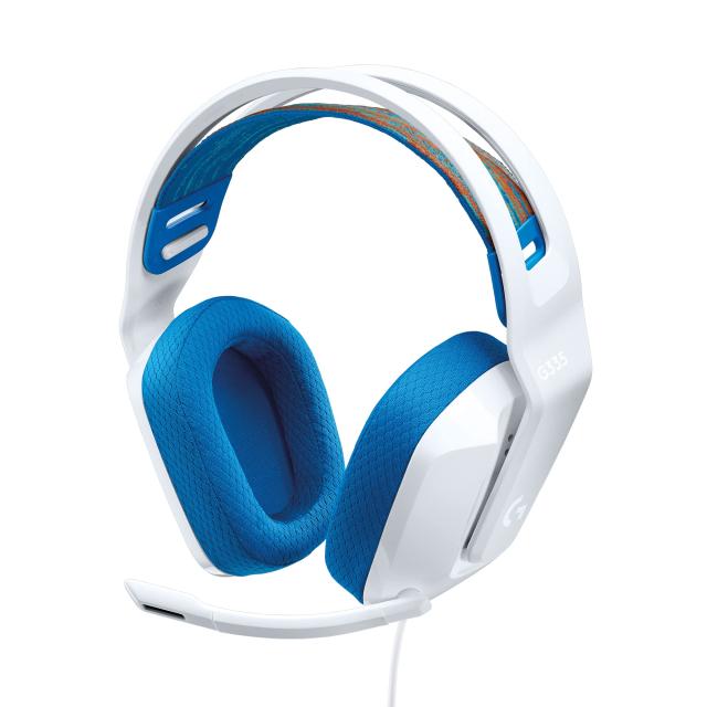 Logicool G ゲーミングヘッドセット G335 ゲーミング ヘッドセット 有線 軽量 3.5mm 立体音響 マウスパッド G240 クロス表面 G240f ステレオ 2.1ch