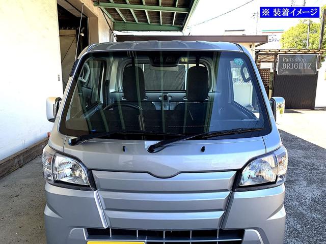 BRIGHTZ ハイゼットトラック ジャンボ S500P S510P メッキドアミラーカバー Jタイプ  MIR−SID−112  S500 S510 S 500 510 ハイゼット トラック ジャンボ_4