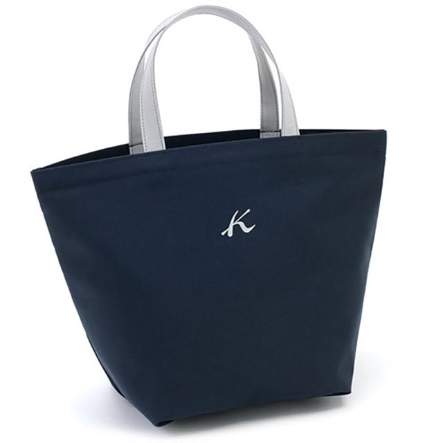 キタムラ 2way ショッピングバッグ RH0561 レディース ダークブルー ライトグレー 紺 Free Size