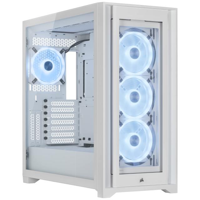 CORSAIR iCUE 5000X RGB QL Edition QLエディション ミドルタワー PCケース 白 トゥルーホワイト CC-9011233-WW 28,119円